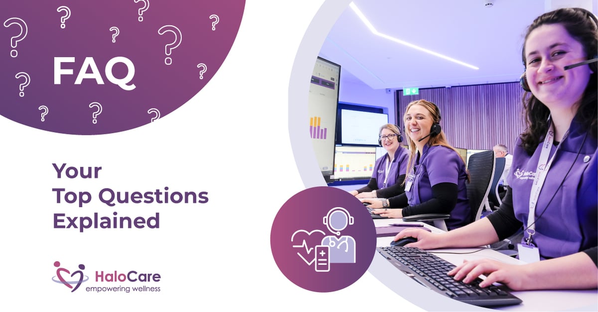 FAQ Blog cover photo with image of Care Hub team
